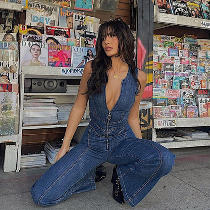 SÔL STUDIO | Rugloze Denim Jumpsuit
