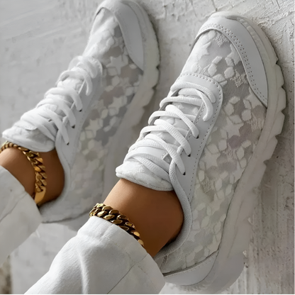STRIDIA SNEAKERS | Luchtige Vetersneakers voor Wandelen