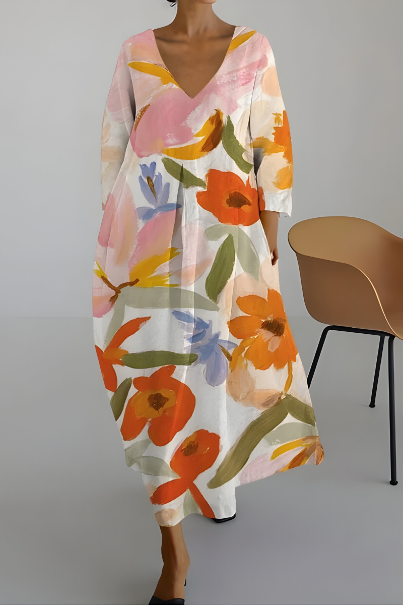 CLAIRELIA | Stijlvolle Bloemenjurk