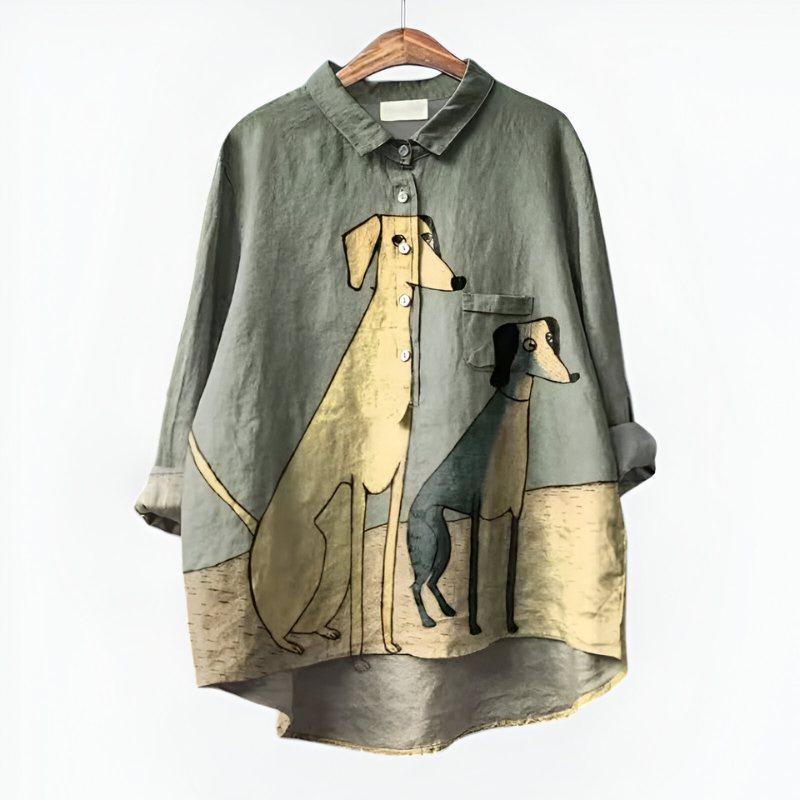 ELARA | Stijlvol Oversized Shirt – Tijdloze Elegantie in een Modern Jasje
