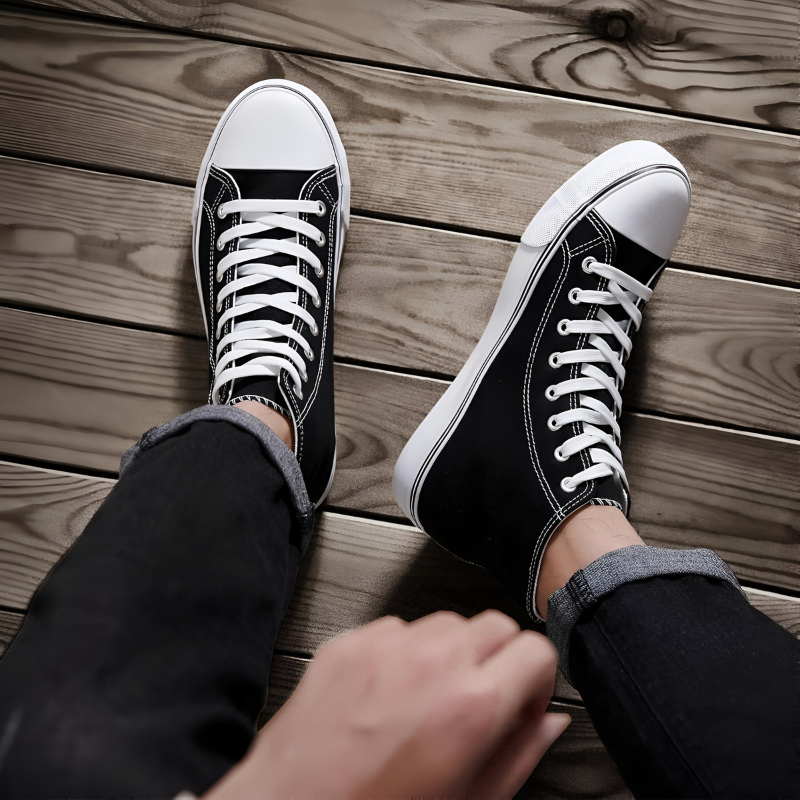 STRIDIA SNEAKERS | Orthopedische Hoge Sneakers met spijkerstof