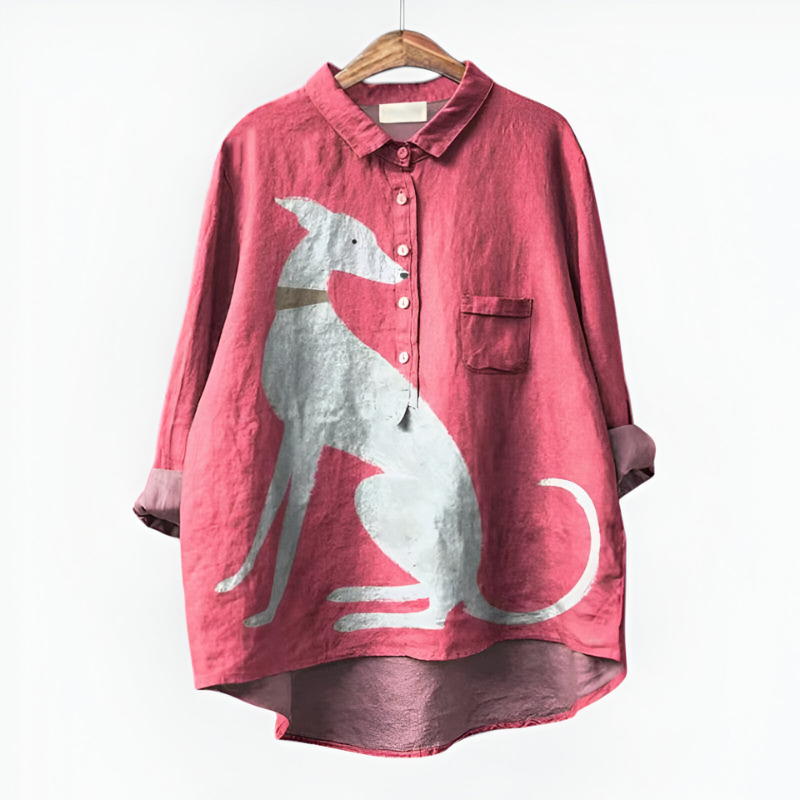 ELARA | Stijlvol Oversized Shirt – Tijdloze Elegantie in een Modern Jasje