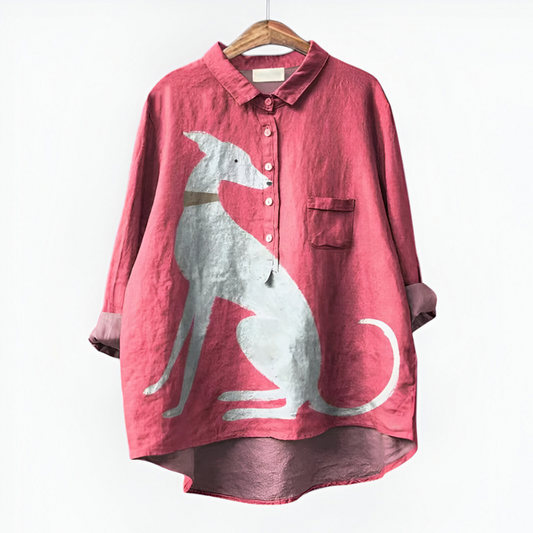 ELARA | Stylisches Oversize-Shirt – Zeitlose Eleganz in einer modernen Jacke