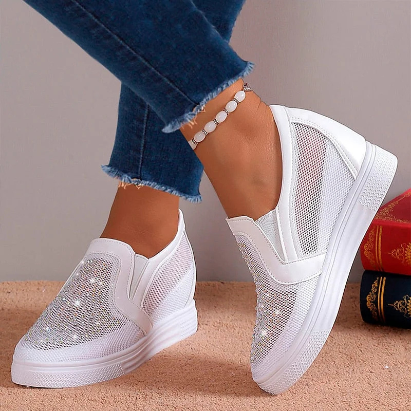 MAURICE | Modieuze Kristallen Sneakers voor Dames