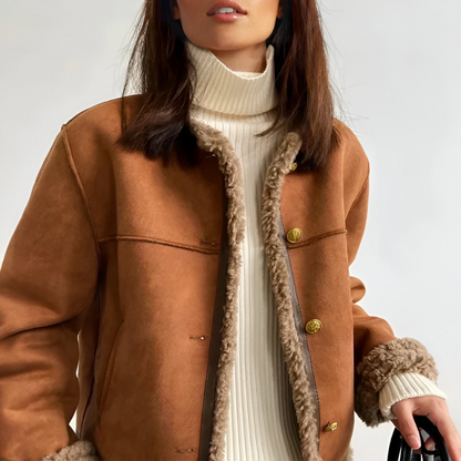 NIVIA | Jas met Knopen in Vintage-stijl