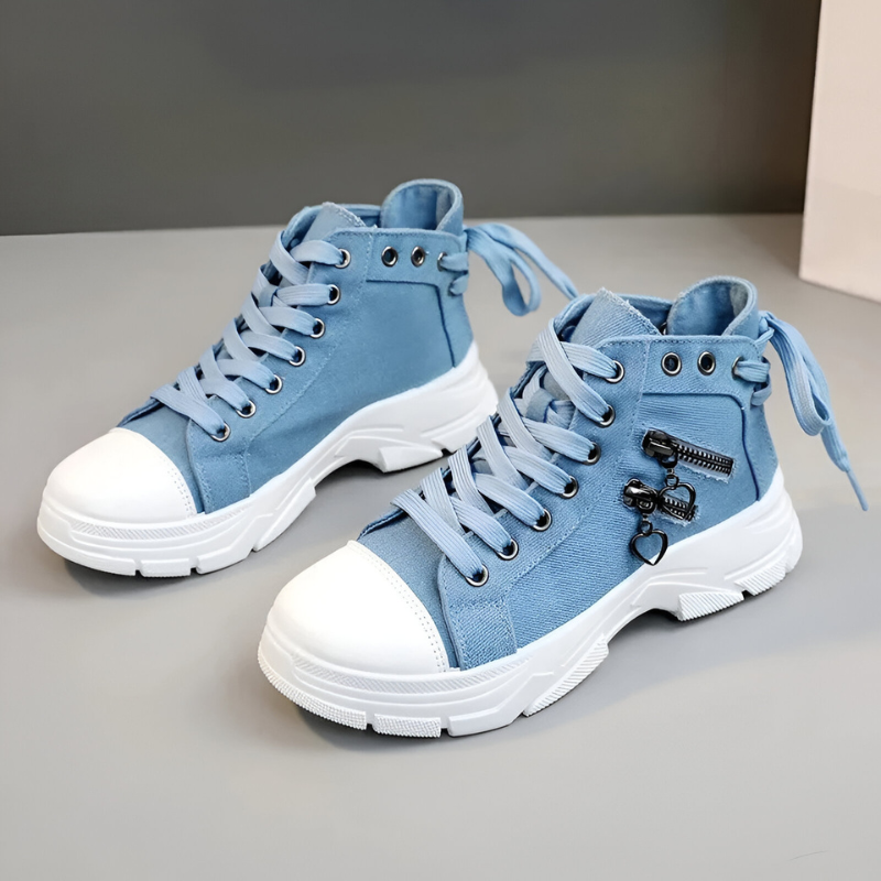 STRIDIA SNEAKERS | Casual Alledaagse Denim Sneakers