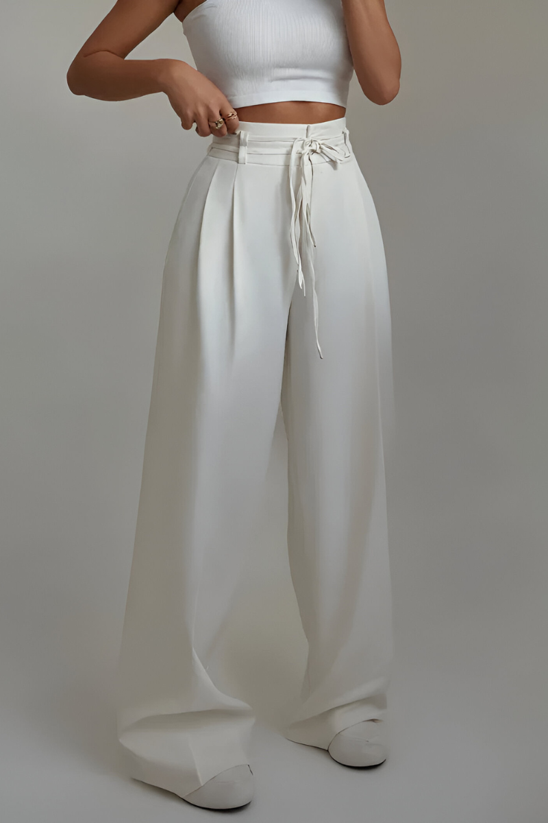 Charlotte™ | Hose mit hoher Taille und weitem Bein