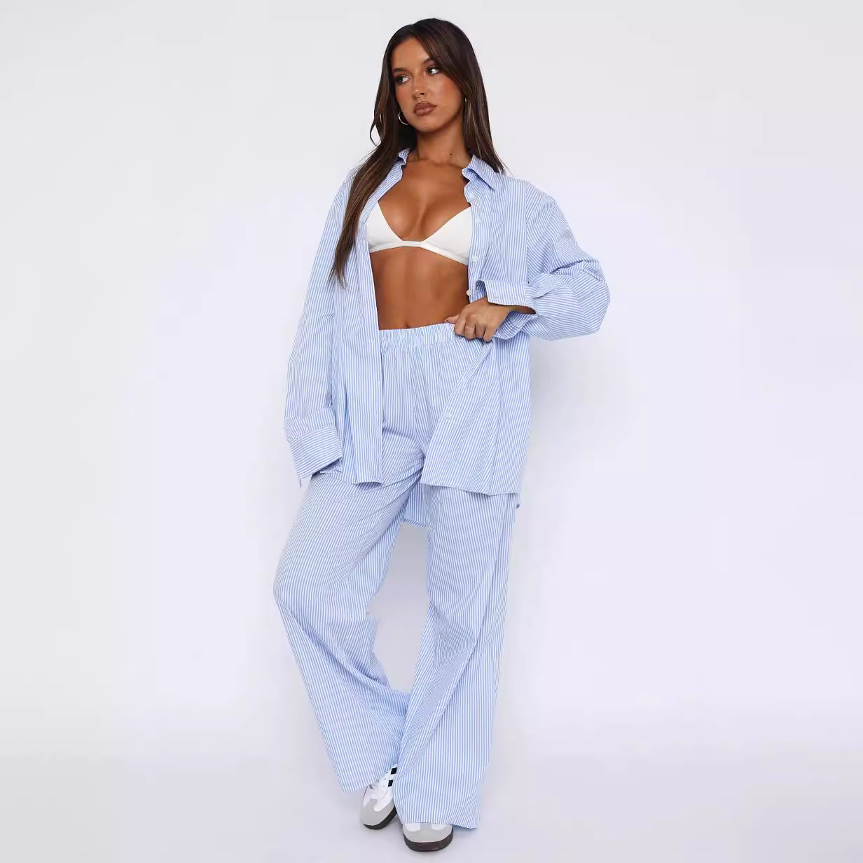Comfortabele Gestreepte Broek