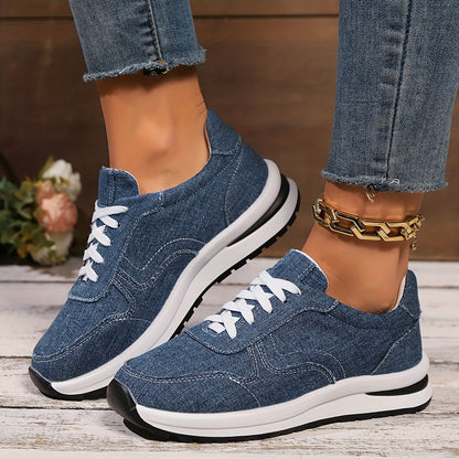 STRIDIA SNEAKERS | Orthopedische Sneakers met spijkerstof