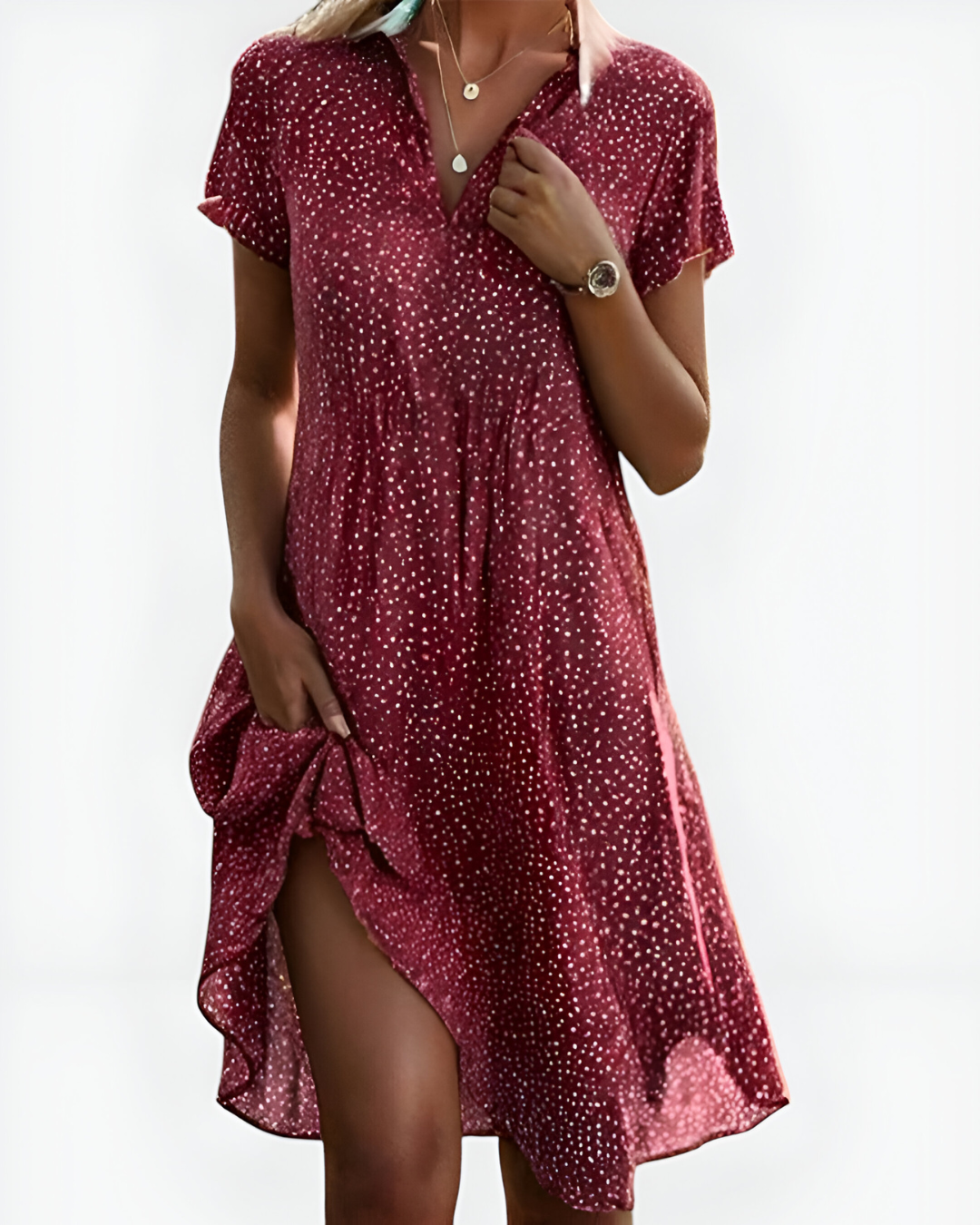 MIRELLE | Casual Jurk met Polkadots