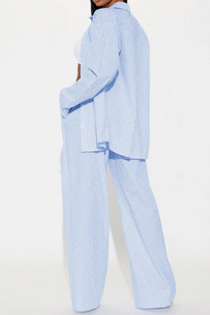 Tessa™ | Gestreiftes, bequemes zweiteiliges Set