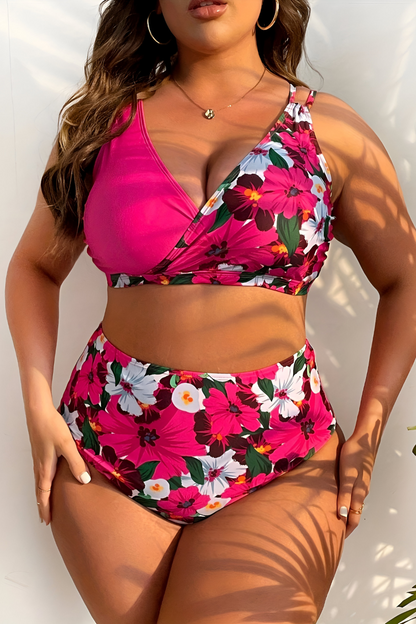 Nela™ | Dehnbarer Bauchweg-Bikini in Übergröße