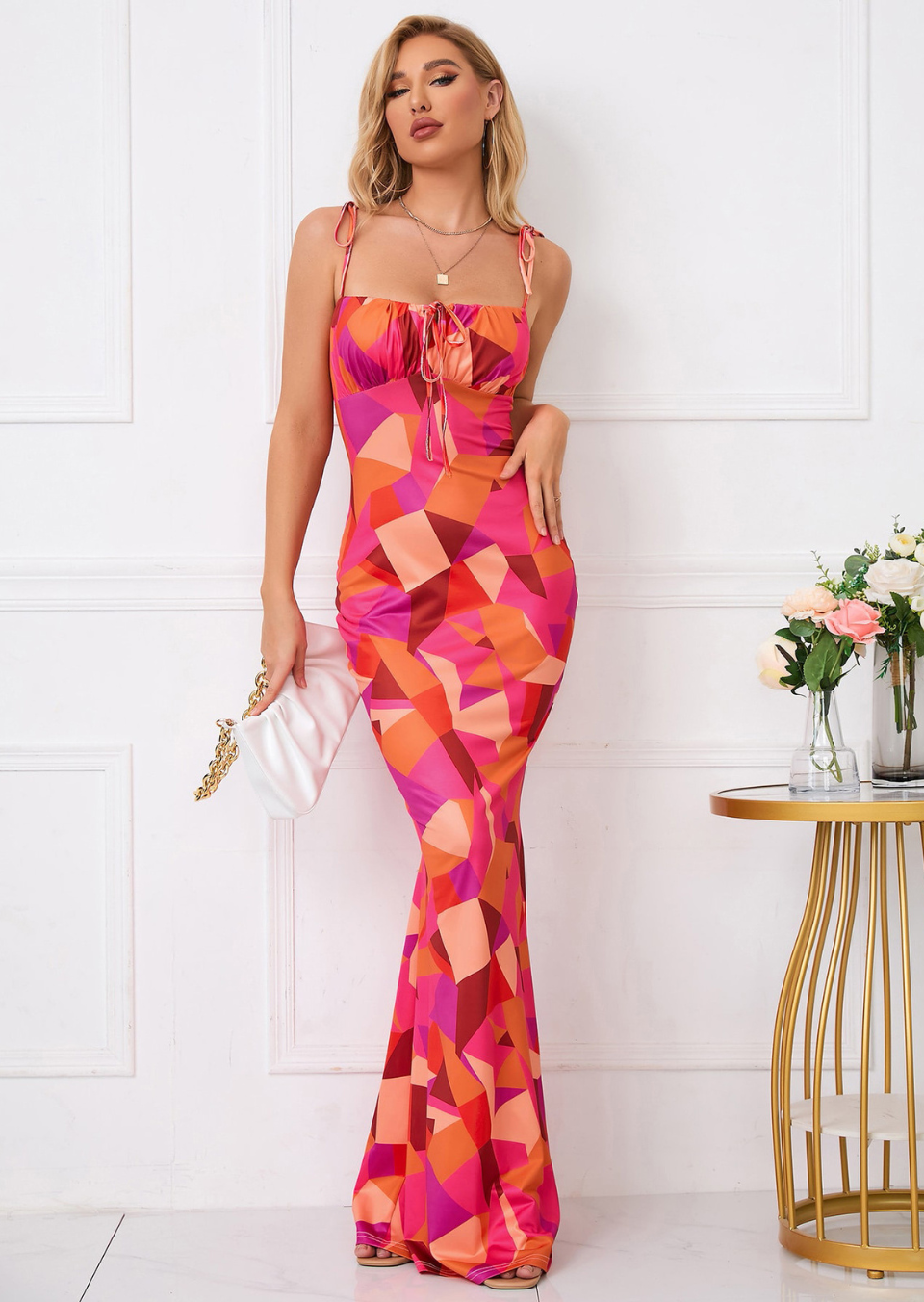 Maxi-jurk met Bloemenprint