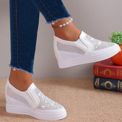 MAURICE | Modieuze Kristallen Sneakers voor Dames