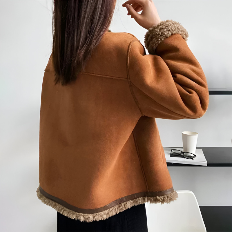NIVIA | Jas met Knopen in Vintage-stijl