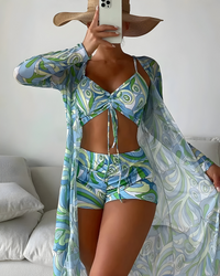 Blauw en groen