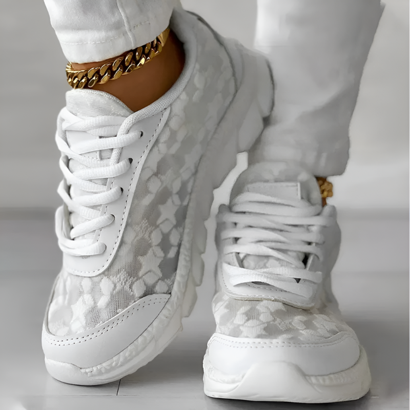 STRIDIA SNEAKERS | Luchtige Vetersneakers voor Wandelen