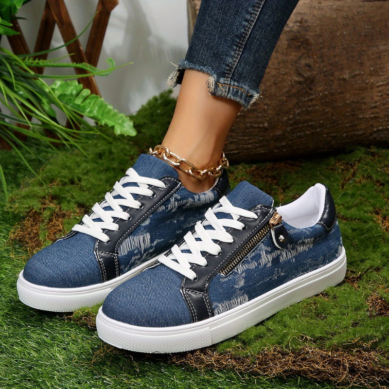 STRIDIA SNEAKERS | Orthopedische Schoenen met spijkerstof
