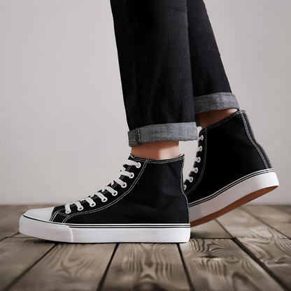 STRIDIA SNEAKERS | Orthopedische Hoge Sneakers met spijkerstof