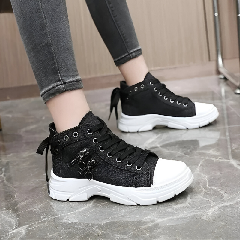 STRIDIA SNEAKERS | Casual Alledaagse Denim Sneakers