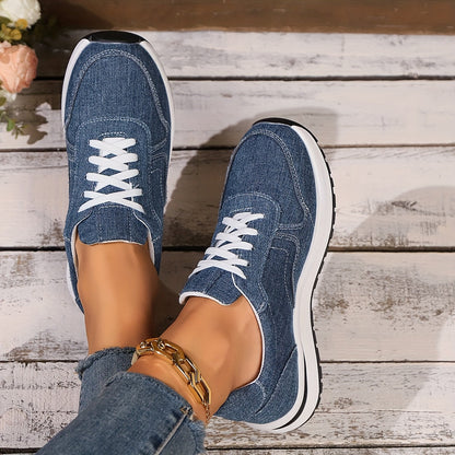 STRIDIA SNEAKERS | Orthopedische Sneakers met spijkerstof
