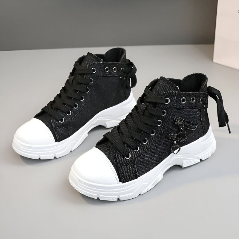 STRIDIA SNEAKERS | Casual Alledaagse Denim Sneakers