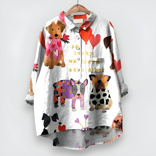 Stijlvol Bedrukt Blouse
