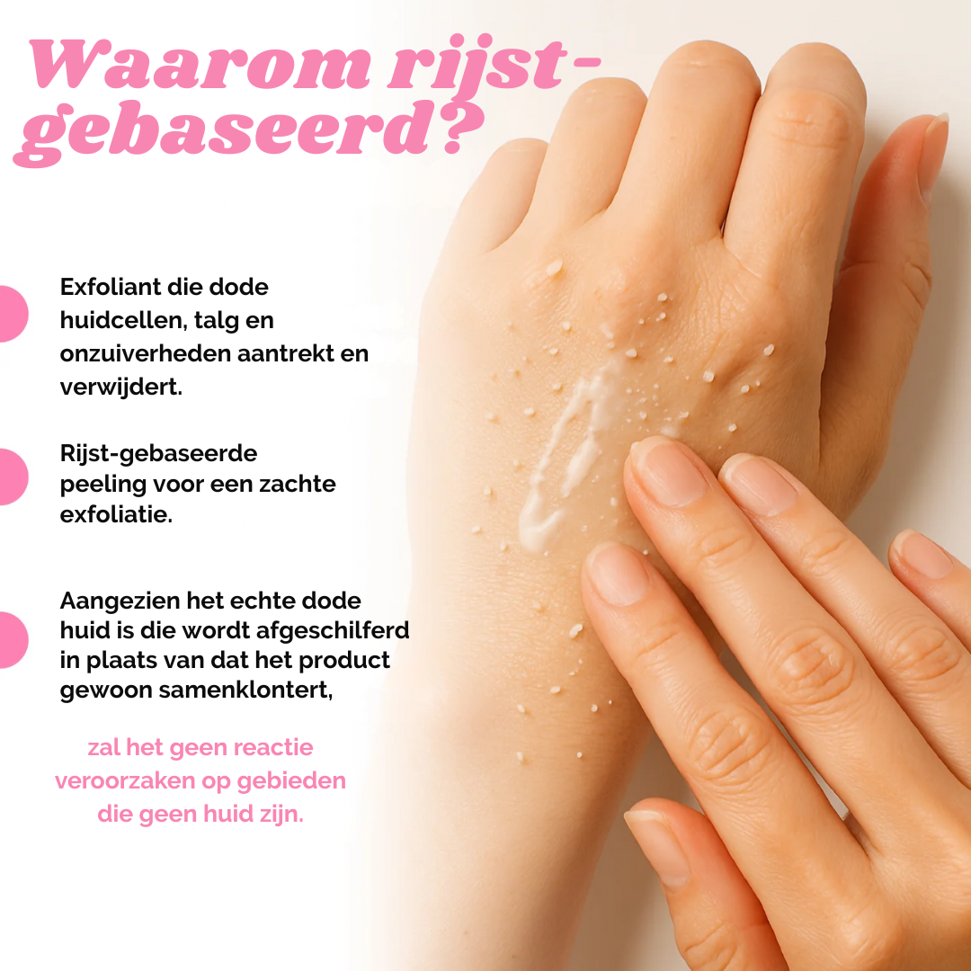 White & Black Rice Peel Shots – Verjongende Huidtransformatie