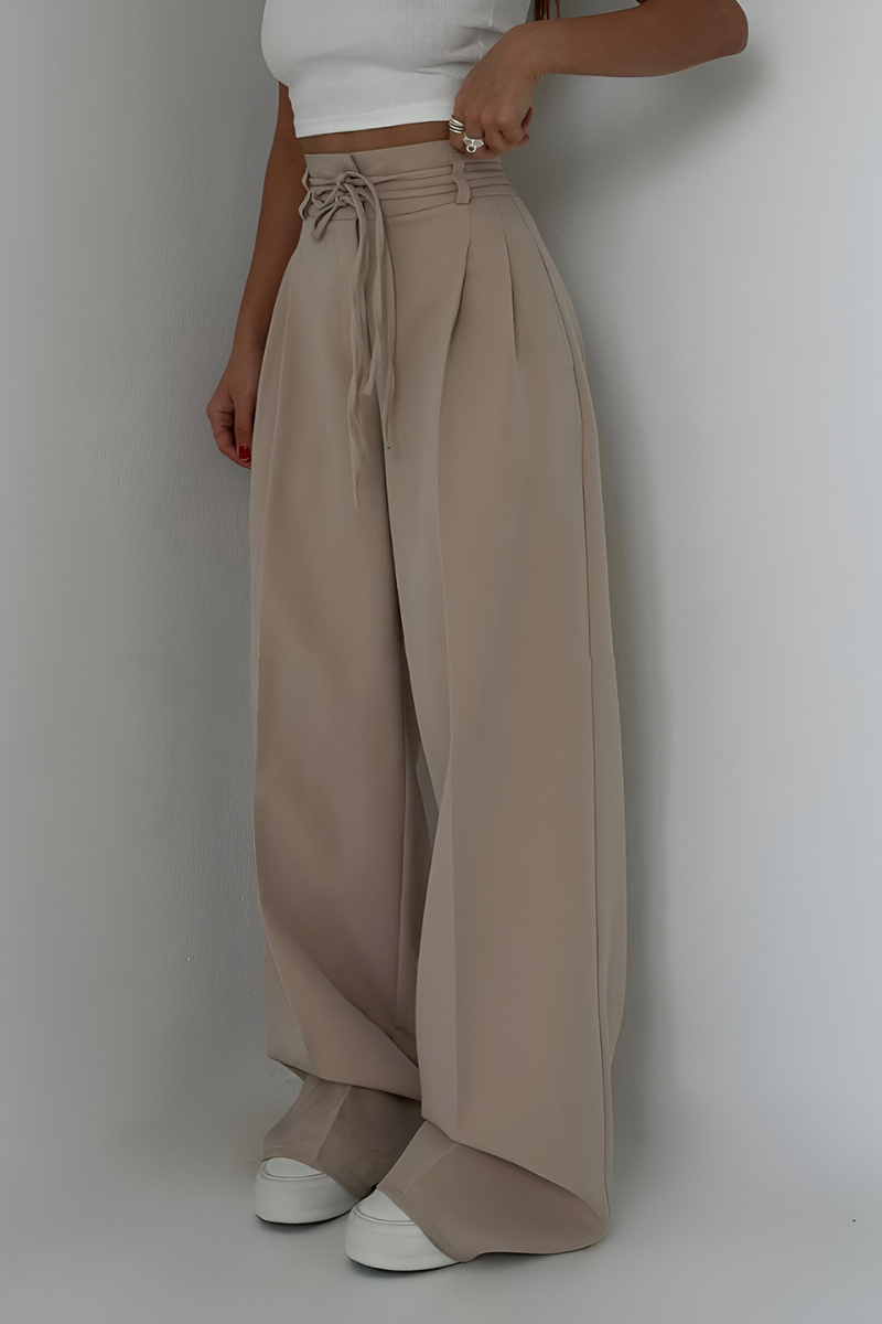 Charlotte™ | Hose mit hoher Taille und weitem Bein
