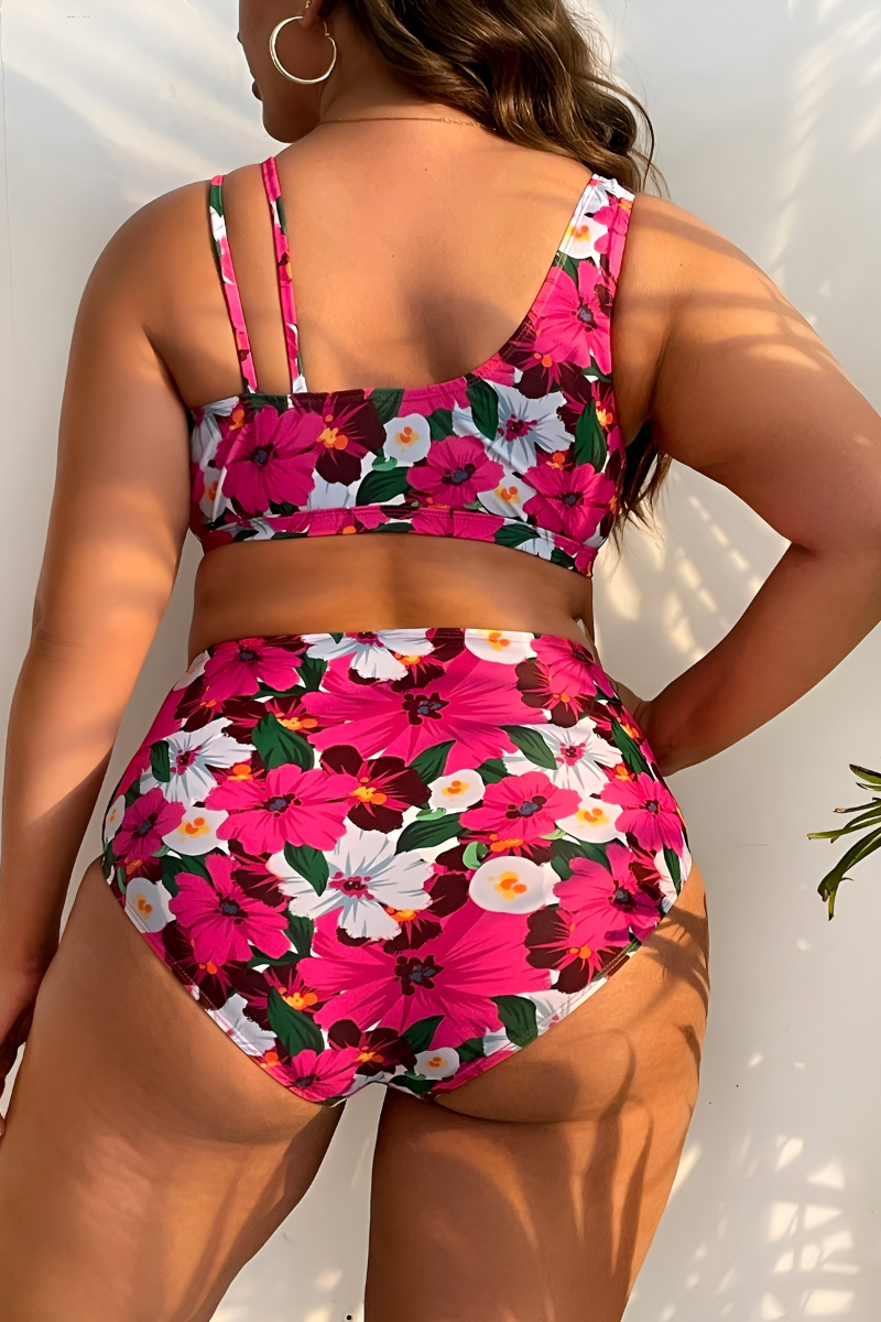 Nela™ | Dehnbarer Bauchweg-Bikini in Übergröße