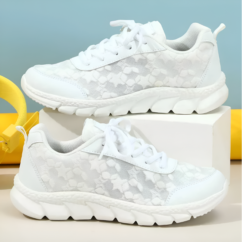 STRIDIA SNEAKERS | Luchtige Vetersneakers voor Wandelen