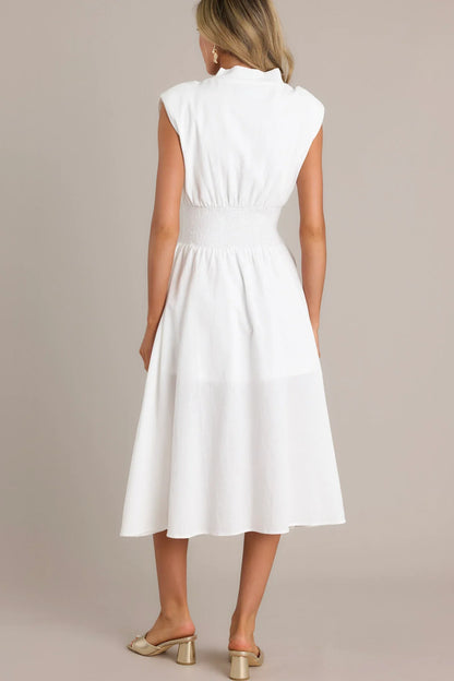 ELLARIA ZIP SLIT – Elegante Midi-jurk