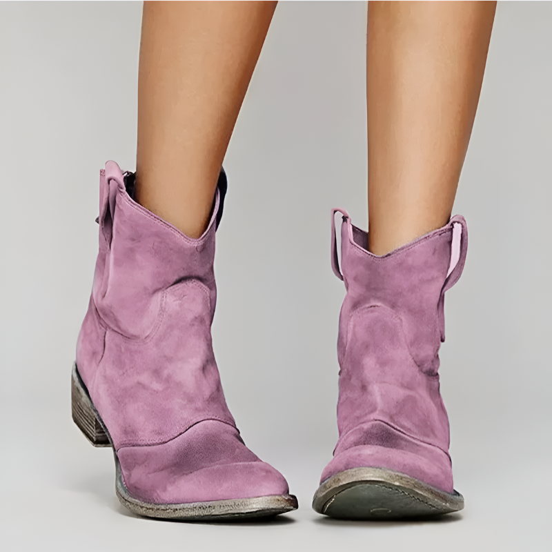 STRIDIA FLEX | Vintage Western Enkellaarzen