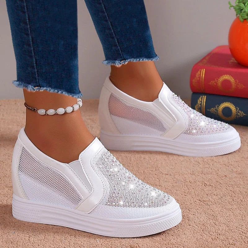 MAURICE | Modieuze Kristallen Sneakers voor Dames