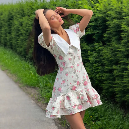 Fleur D'Amour Mini Jurk