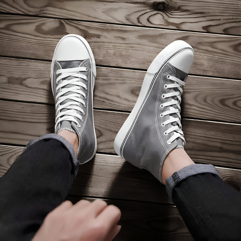 STRIDIA SNEAKERS | Orthopedische Hoge Sneakers met spijkerstof