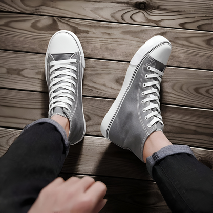 STRIDIA SNEAKERS | Orthopedische Hoge Sneakers met spijkerstof