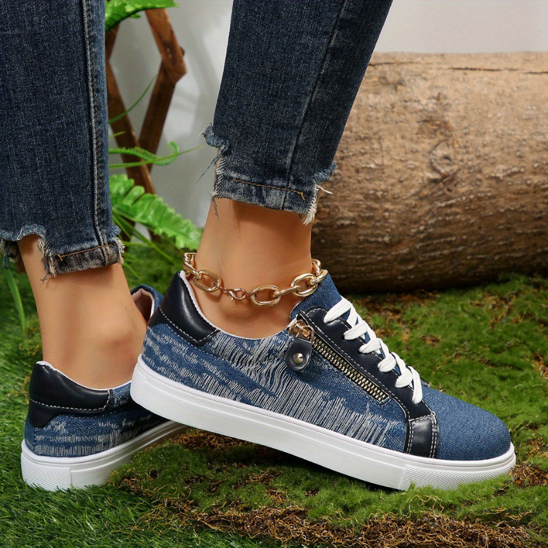 STRIDIA SNEAKERS | Orthopedische Schoenen met spijkerstof