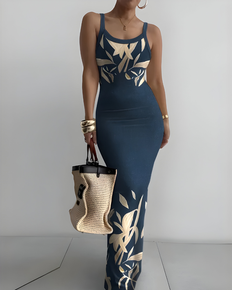 ELLARIA CONTOUR MAXI – Elegante Bodycon Jurk