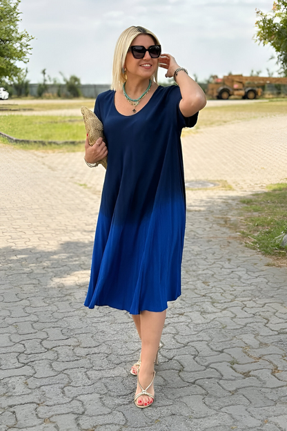 VEONA Zachte Ombre Maxi Jurk