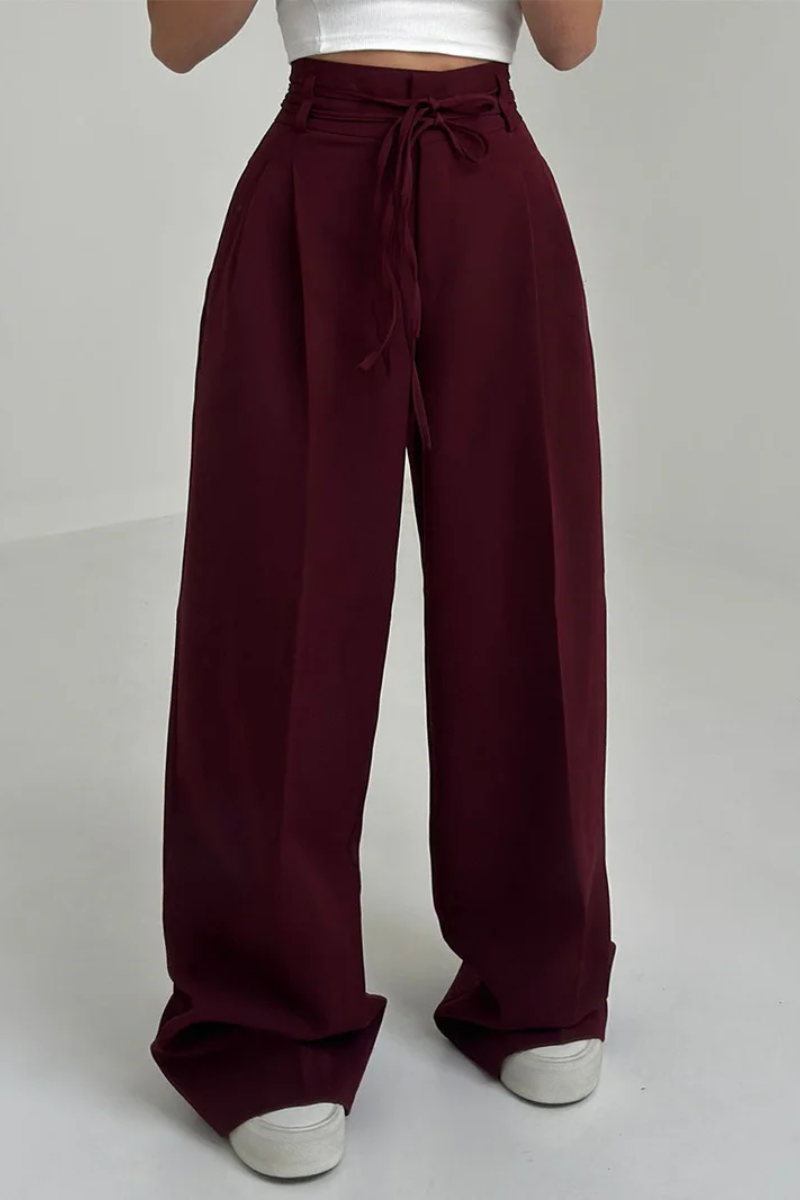 Charlotte™ | Hose mit hoher Taille und weitem Bein