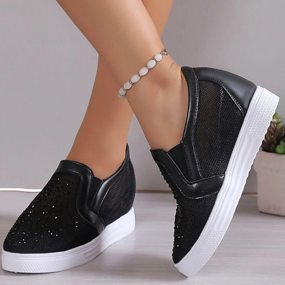 MAURICE | Modieuze Kristallen Sneakers voor Dames