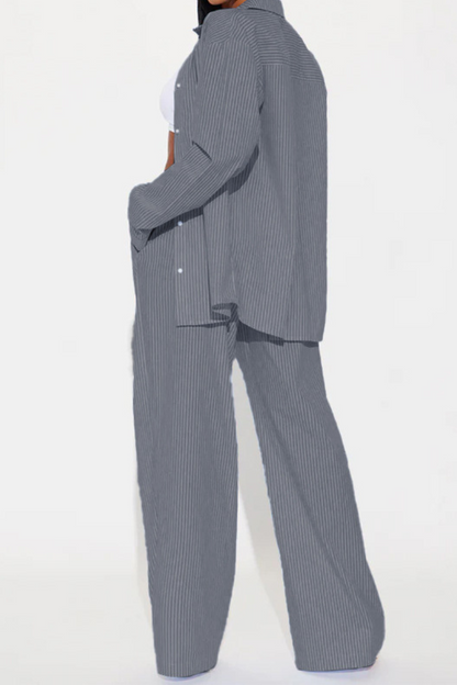 Tessa™ | Gestreiftes, bequemes zweiteiliges Set