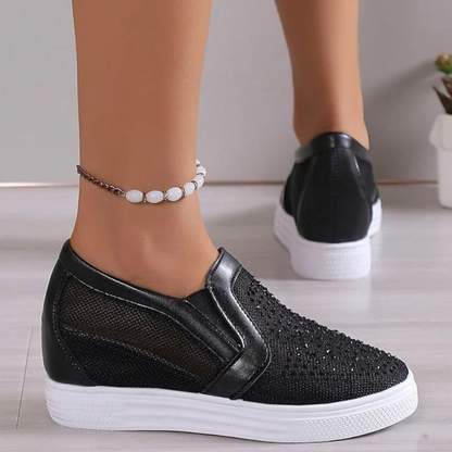 MAURICE | Modieuze Kristallen Sneakers voor Dames