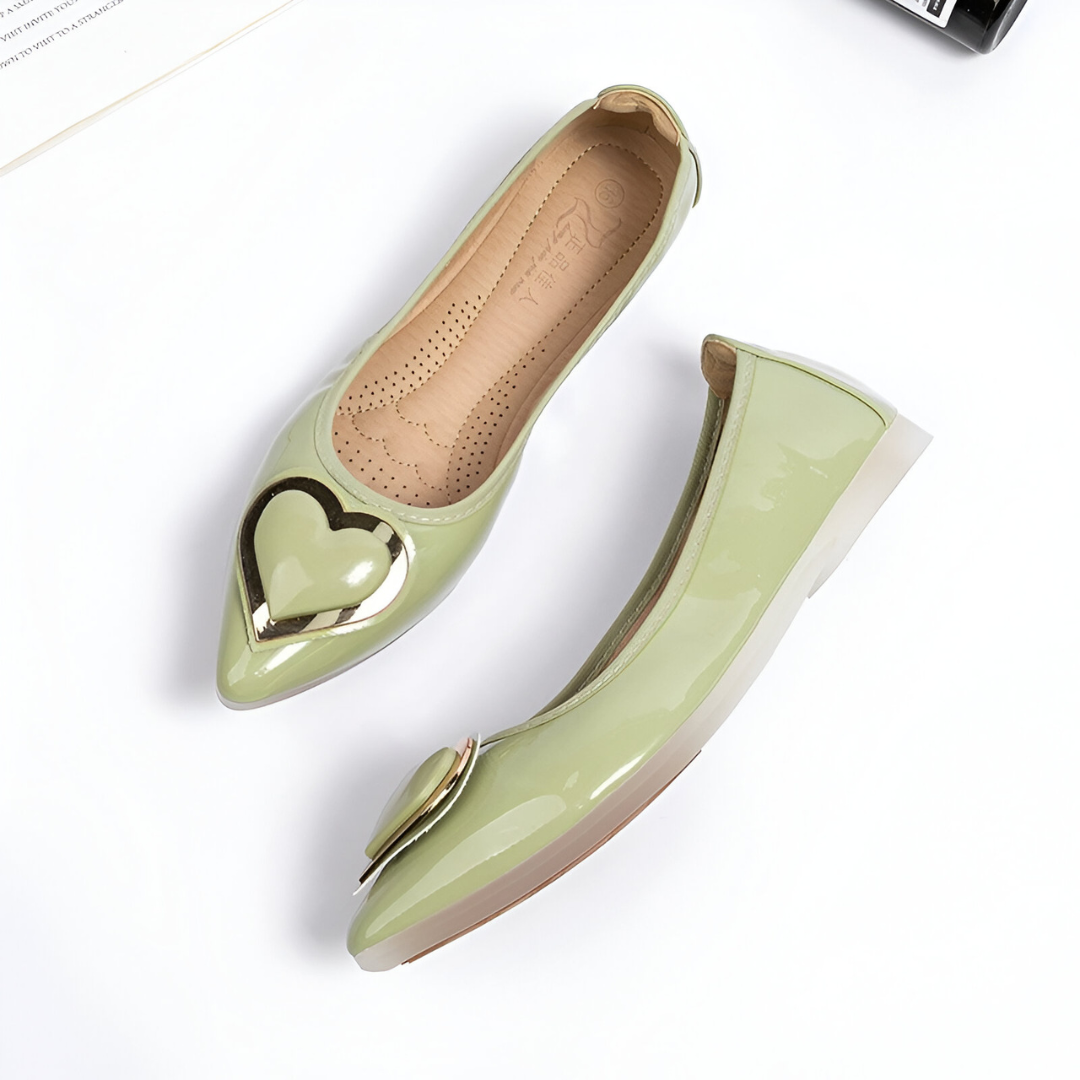 VIVEA WALK | Ballerina's met Hartdetail