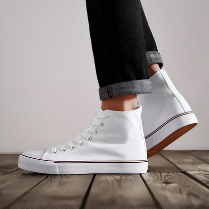 STRIDIA SNEAKERS | Orthopedische Hoge Sneakers met spijkerstof