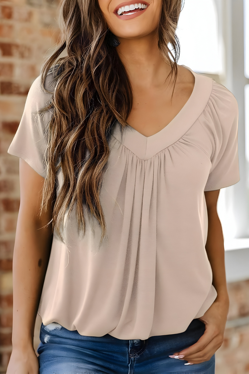 Nuvia RELAXTEE – T-shirt met ronde hals en vrouwelijke fit