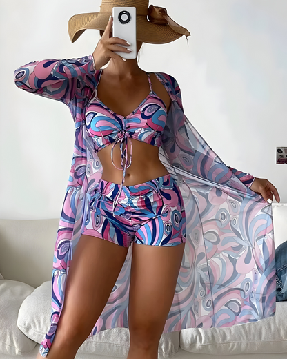 Liora™ | 3-in-1 Zomerset: Bikini & Stijlvolle Cover-Up
