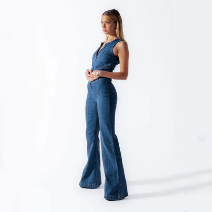 SÔL STUDIO | Rugloze Denim Jumpsuit