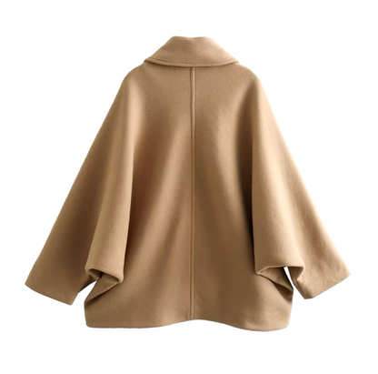 Oversized wool coat